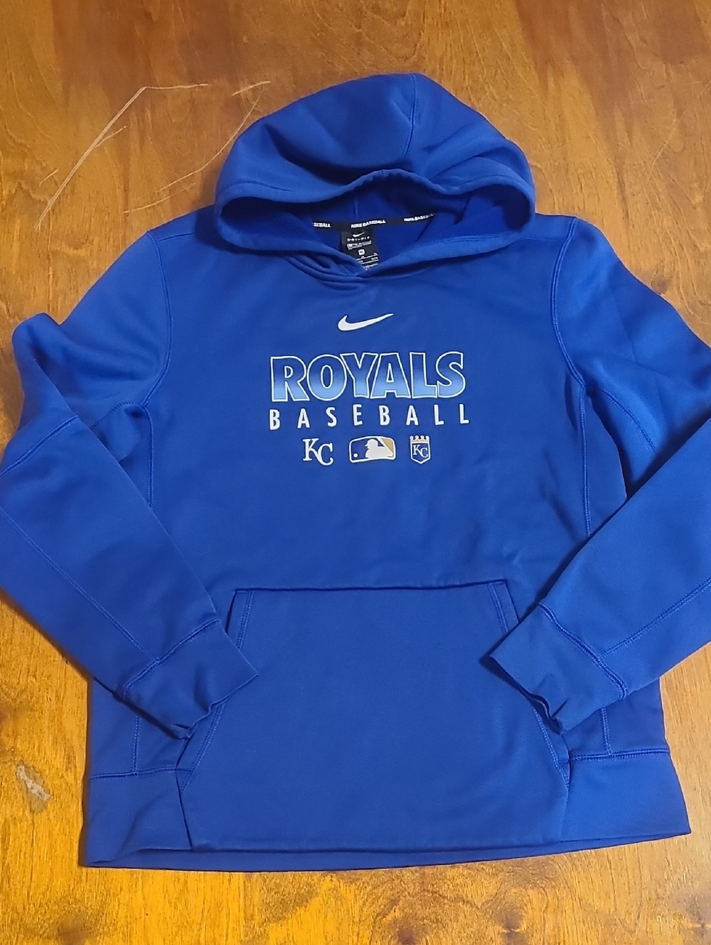 Nike Royal Blue Royals Baseball Pullover Hoodie